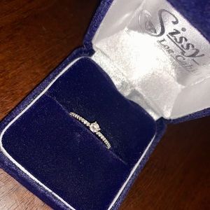 12 Carat Brilliant-Cut Diamond Engagement Ring